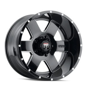American Truxx – ARMOR – Black – 18″x9″ -12mm – Summer Wheels – AT155-8973M-12